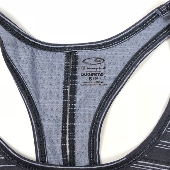 Champion Activewear DuoDry Black & Gray Top Large - Picture 4 of 4